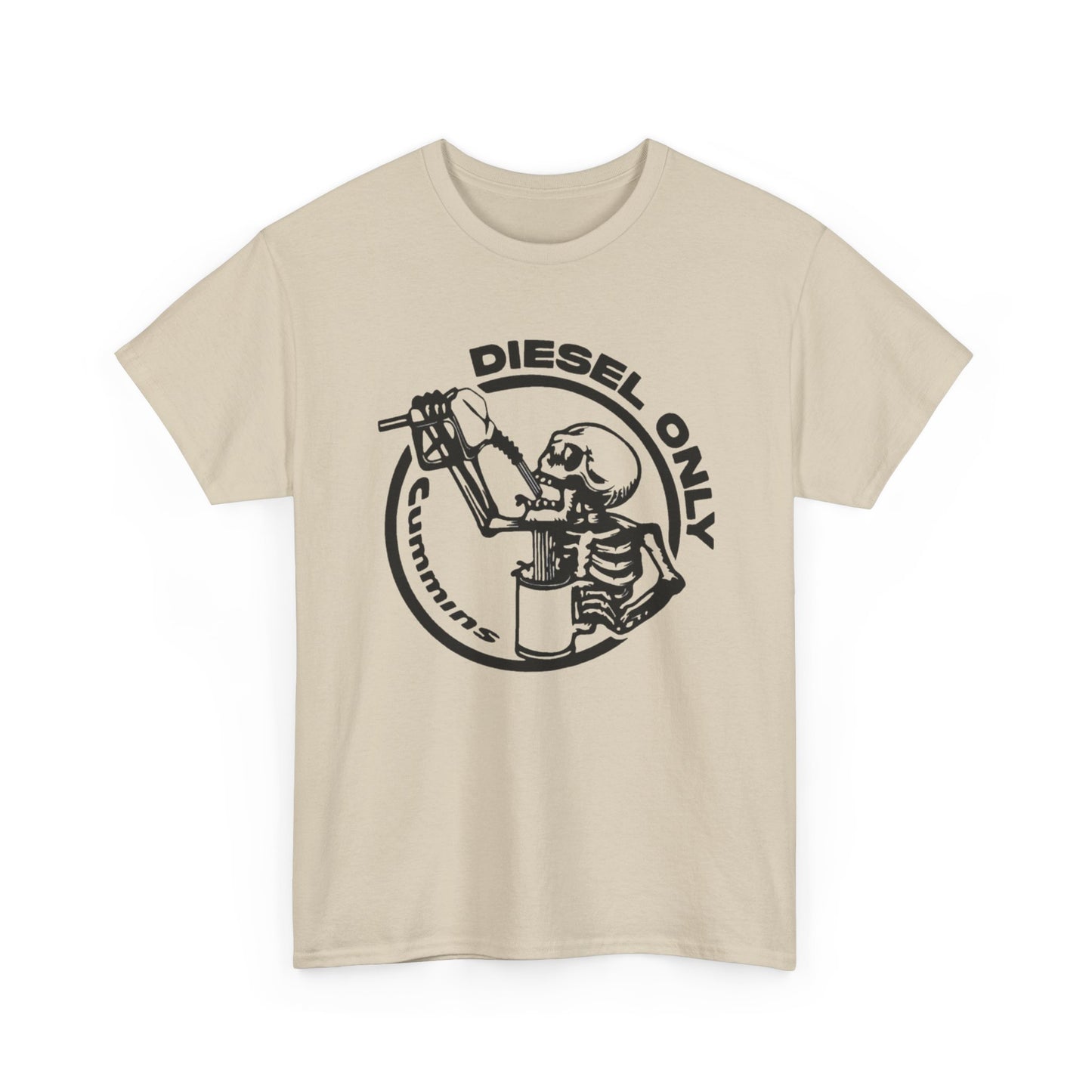 Diesel Only Cummins Graphic T Shirt Unisex Heavy Cotton Tee NEW