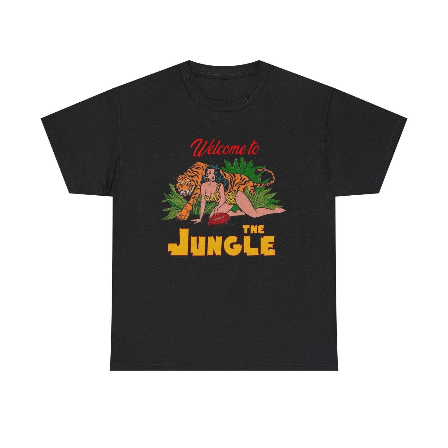 Welcome To The Jungle Graphic T Shirt Unisex Heavy Cotton Tee NEW Gift