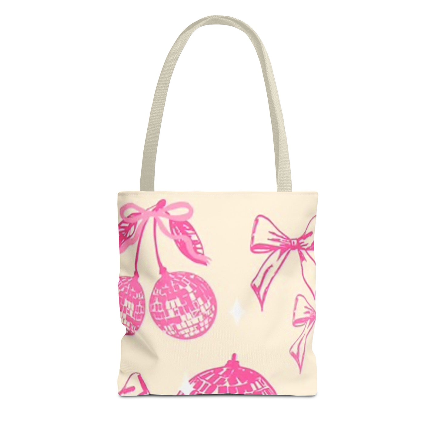 Pink And Cream Bows Brand NEW Tote Bag (AOP)