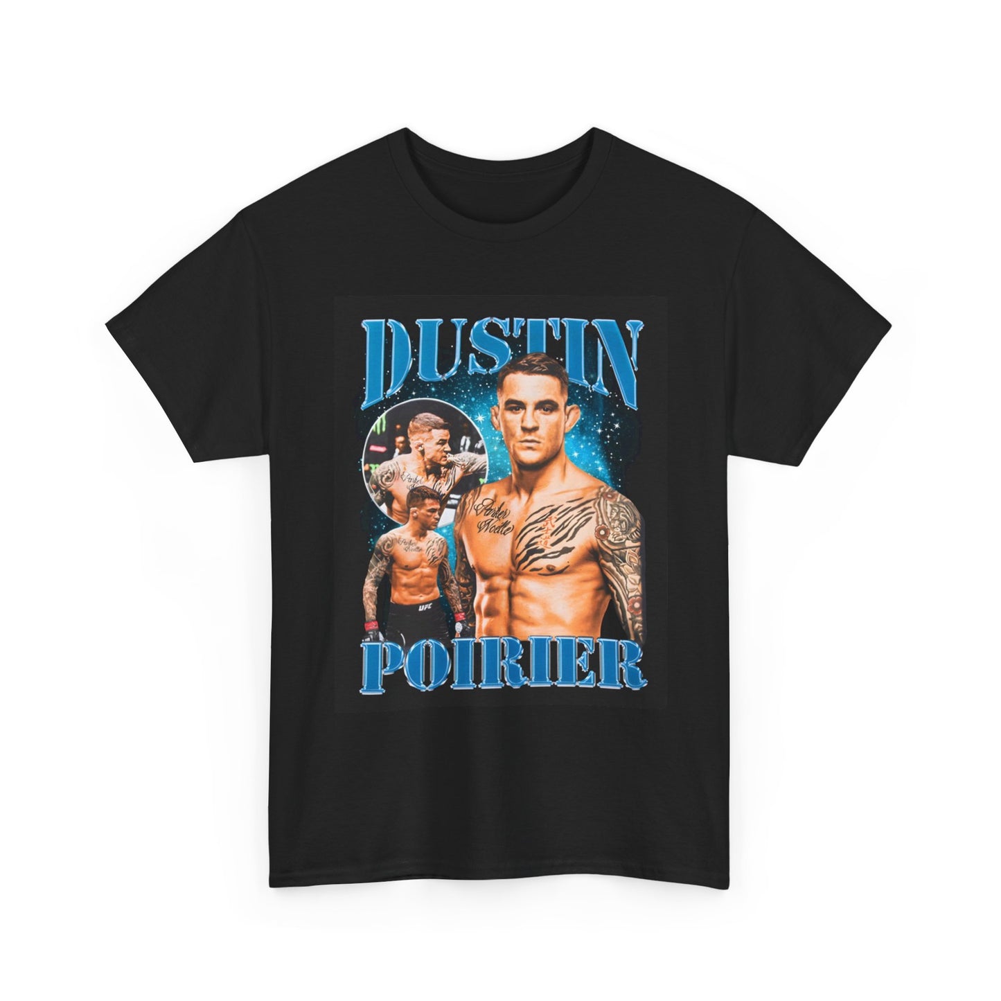 Diamond Dustin Poirier Graphic T Shirt Vintage Heavy Cotton Tee UFC