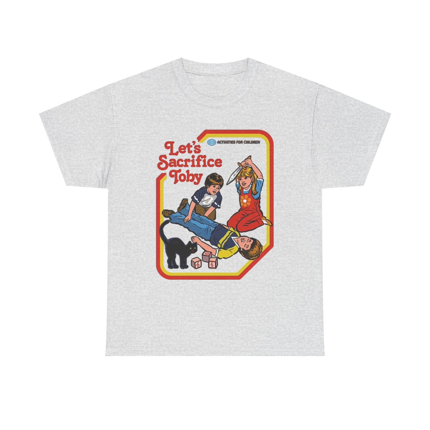 Lets Sacrifice Toby Graphic T Shirt Funny Retro Poster Unisex Heavy Cotton Tee