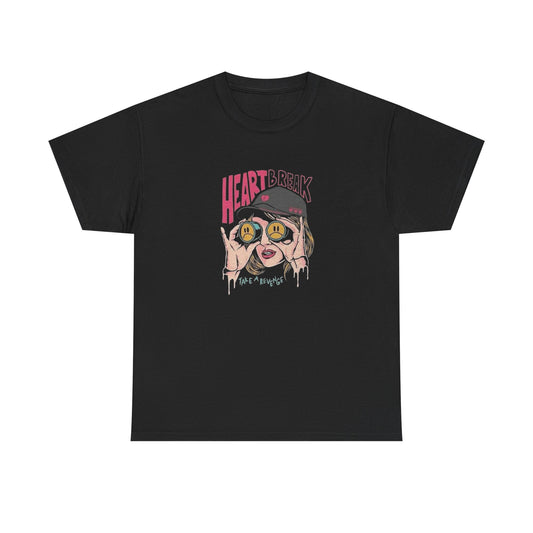Heartbreak Take A Revenge Graphic T-Shirt Comfy Cotton Tee Brand NEW