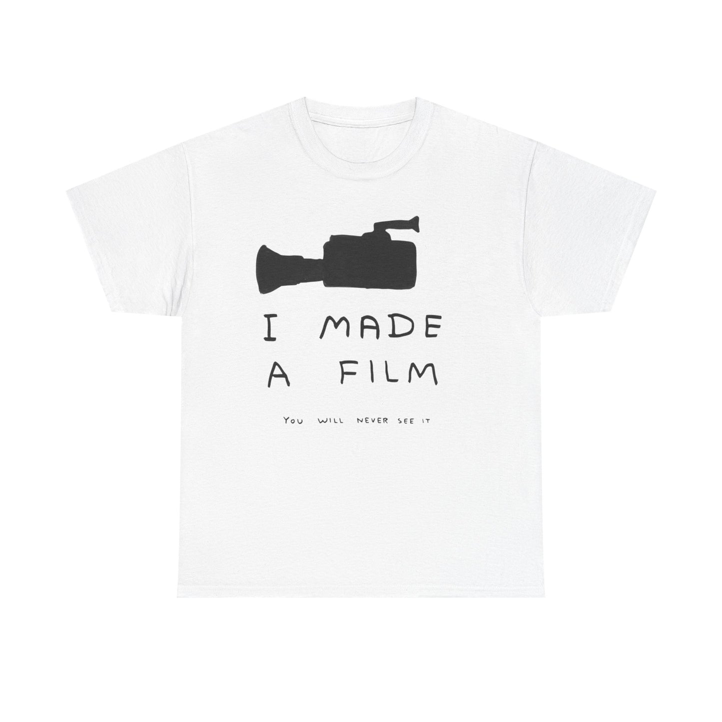 I Made A Film Funny T Shirt Graphic Unisex Heavy Cotton Tee NEW GIFT