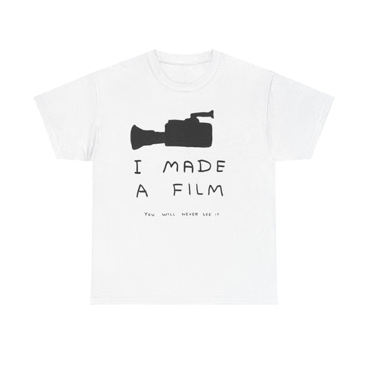 I Made A Film Funny T Shirt Graphic Unisex Heavy Cotton Tee NEW GIFT