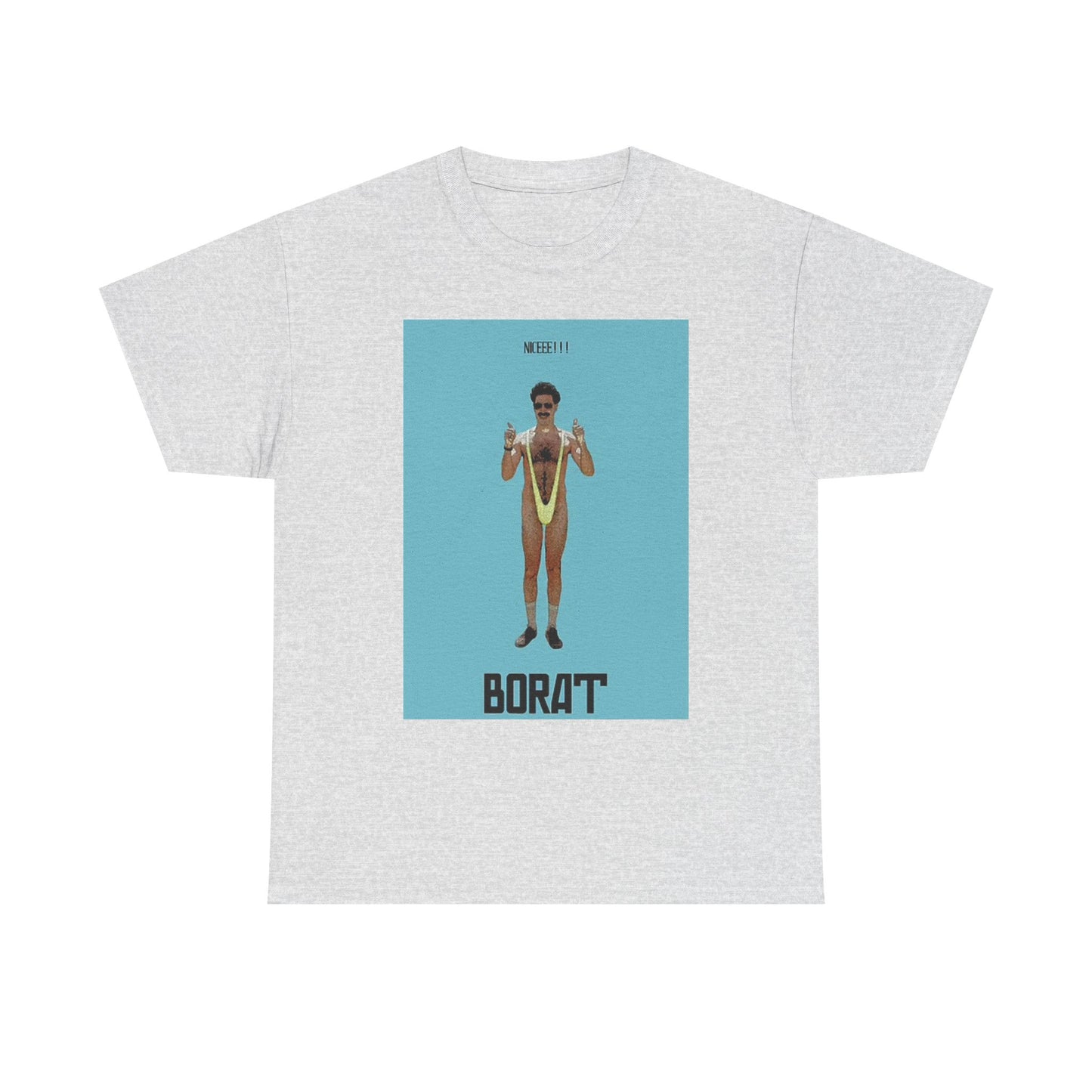Borat Graphic T Shirt Comedy Movie Very Nice Unisex Heavy Cotton Tee