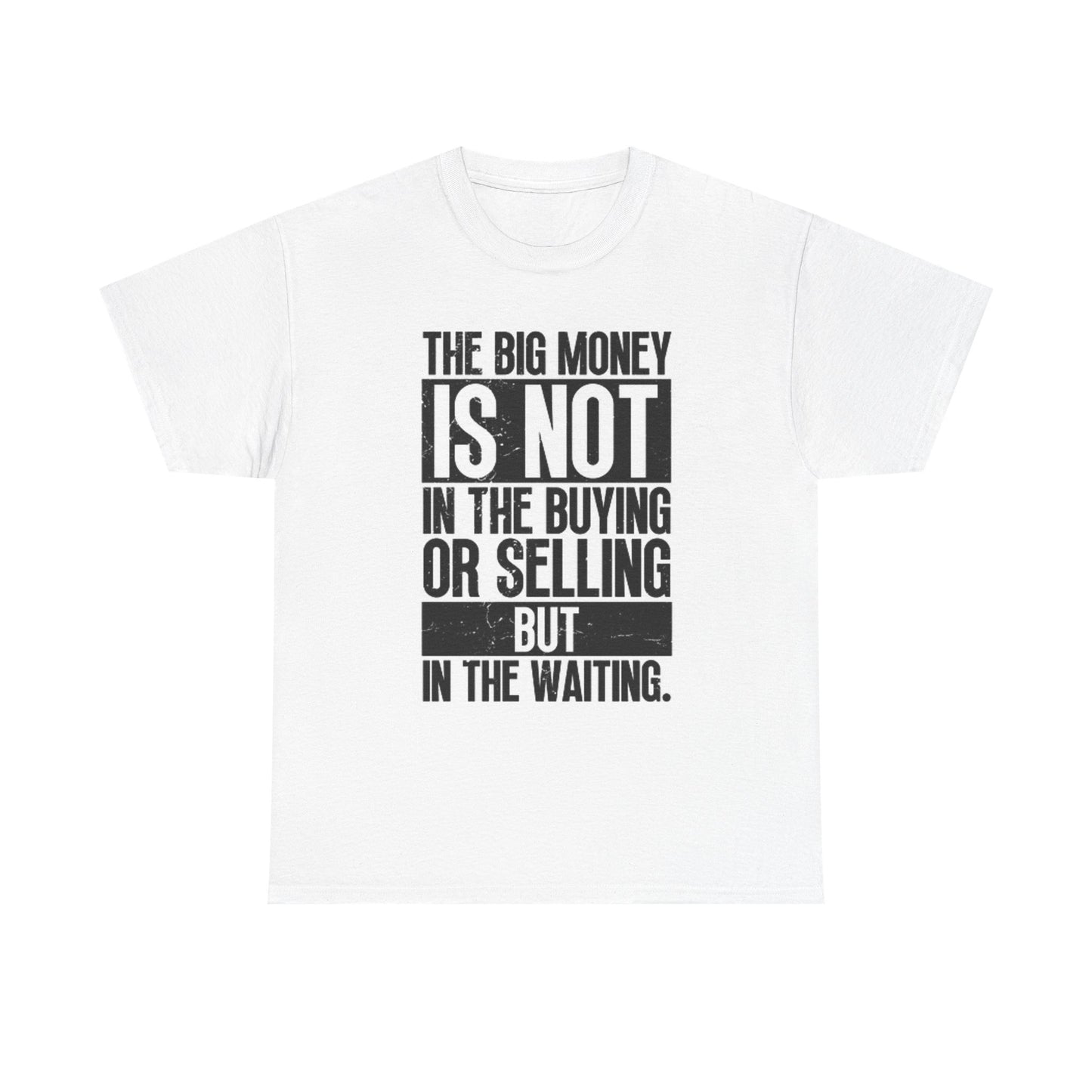 Big Money Graphic T Shirt Vintage Investing Bitcoin Unisex Heavy Cotton Tee
