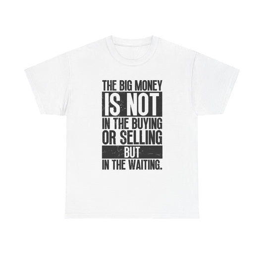 Big Money Graphic T Shirt Vintage Investing Bitcoin Unisex Heavy Cotton Tee