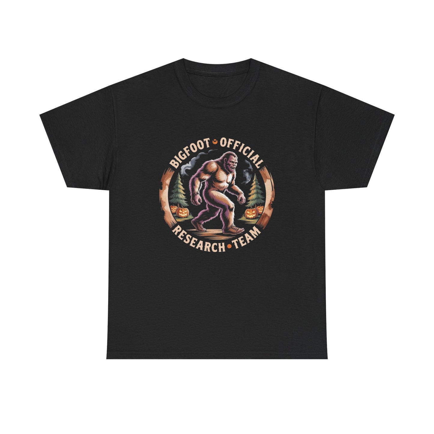 Bigfoot Research Team Graphic T Shirt Unisex Heavy Cotton Tee