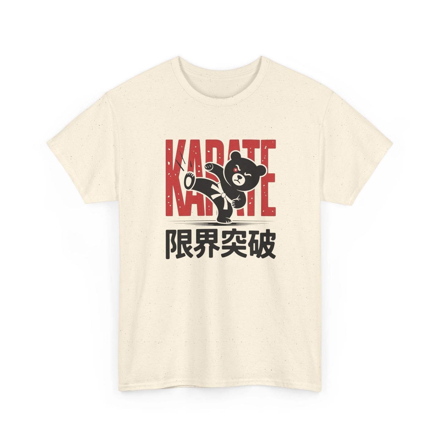 Teddy Bear Karate Graphic T-Shirt Comfy Cotton Tee Brand NEW