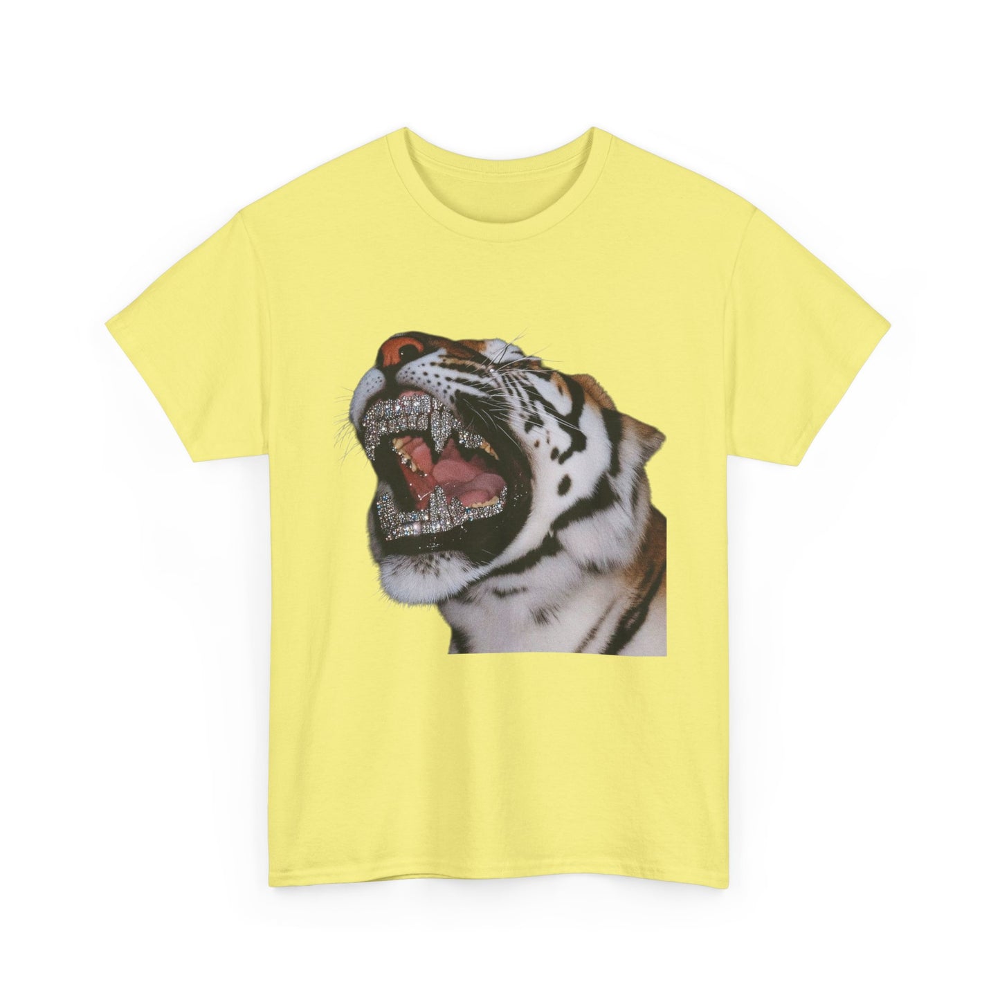 Bling Tiger Graphic T Shirt NEW Adult Unisex Heavy Cotton Tee