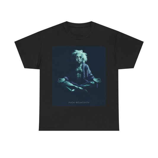 Albert Einstein Shirt Funny Theory Of Relativity Unisex Heavy Cotton Tee