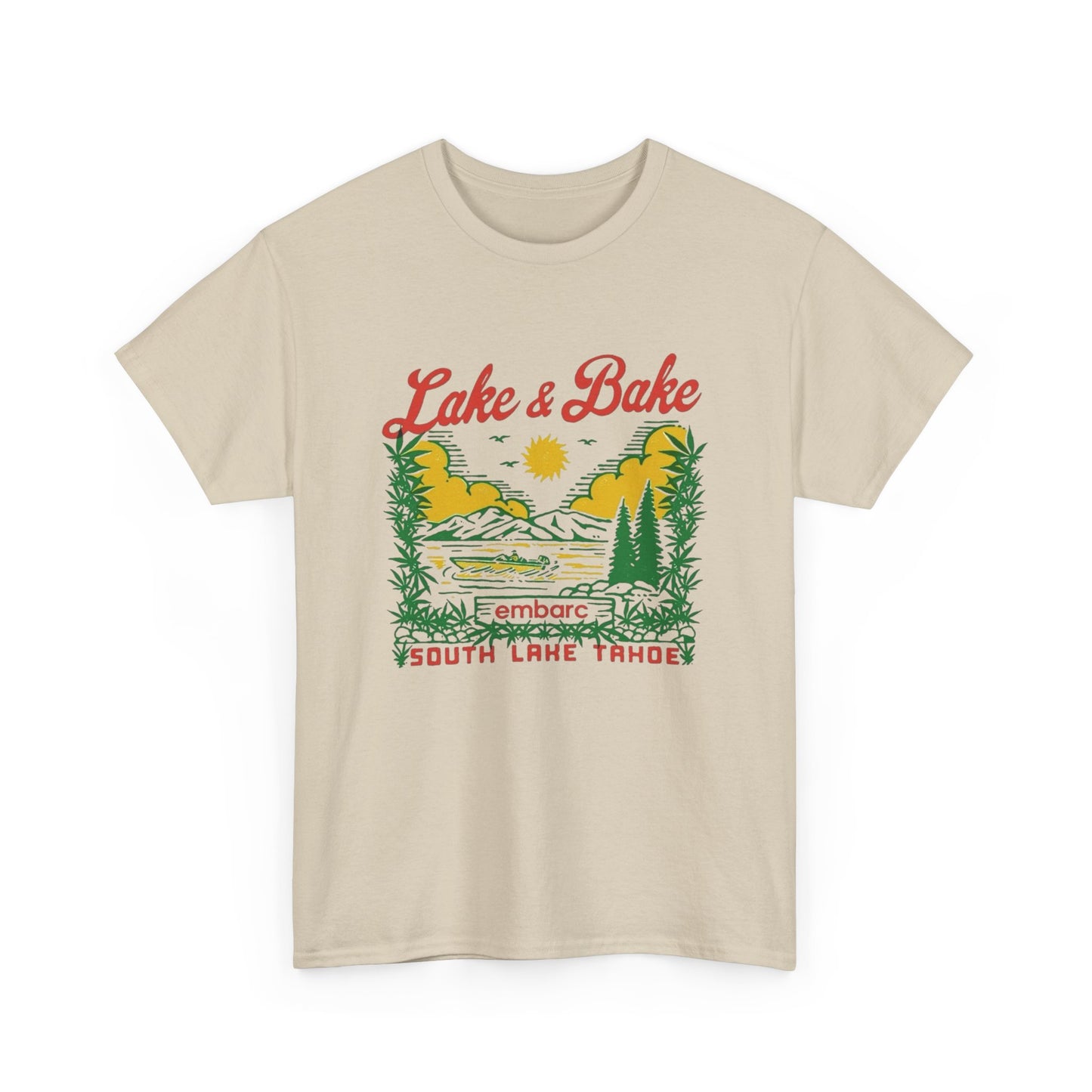 Lake And Bake 420 Graphic T Shirt NEW Adult Tee