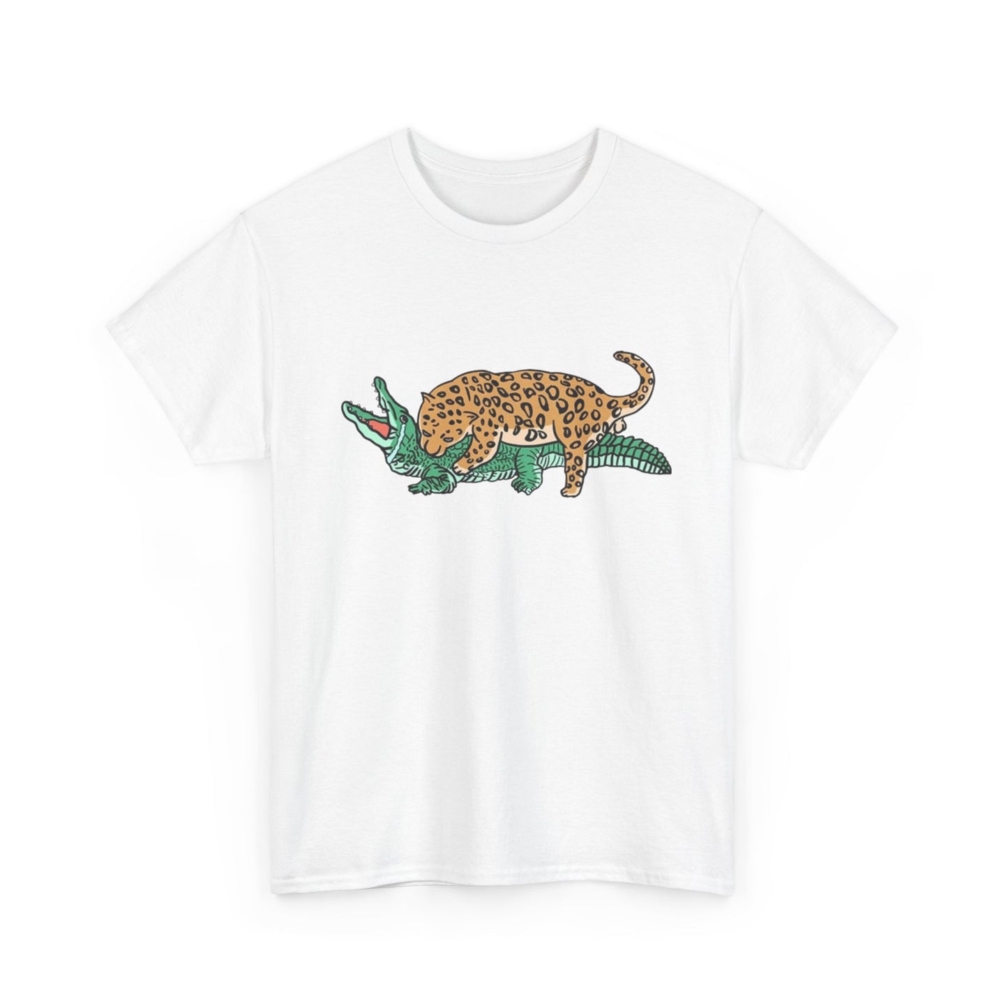 Tiger Bite Graphic T Shirt Unisex Heavy Cotton Tee