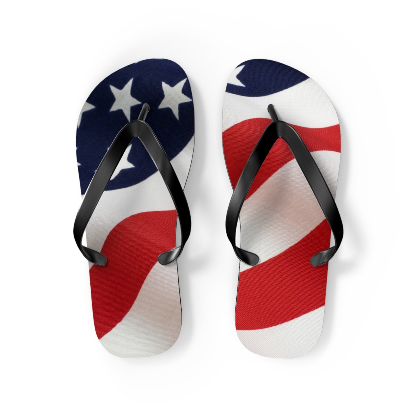 American Flag Beach Sandals, Slides for Summer, Flip Flops, Water Resistant