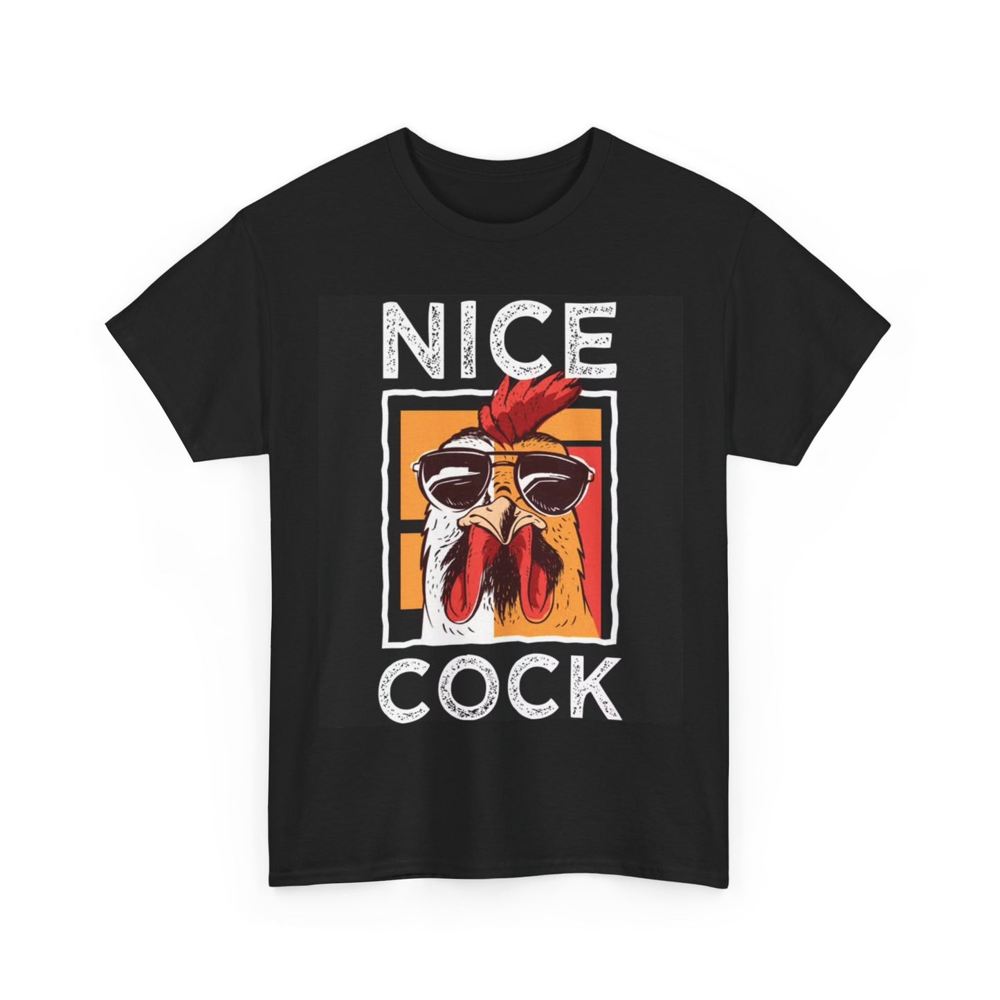 NIce Cock Tshirt Funny Gag Gift Uncle Father day comedy gillis Heavy Cotton Tee