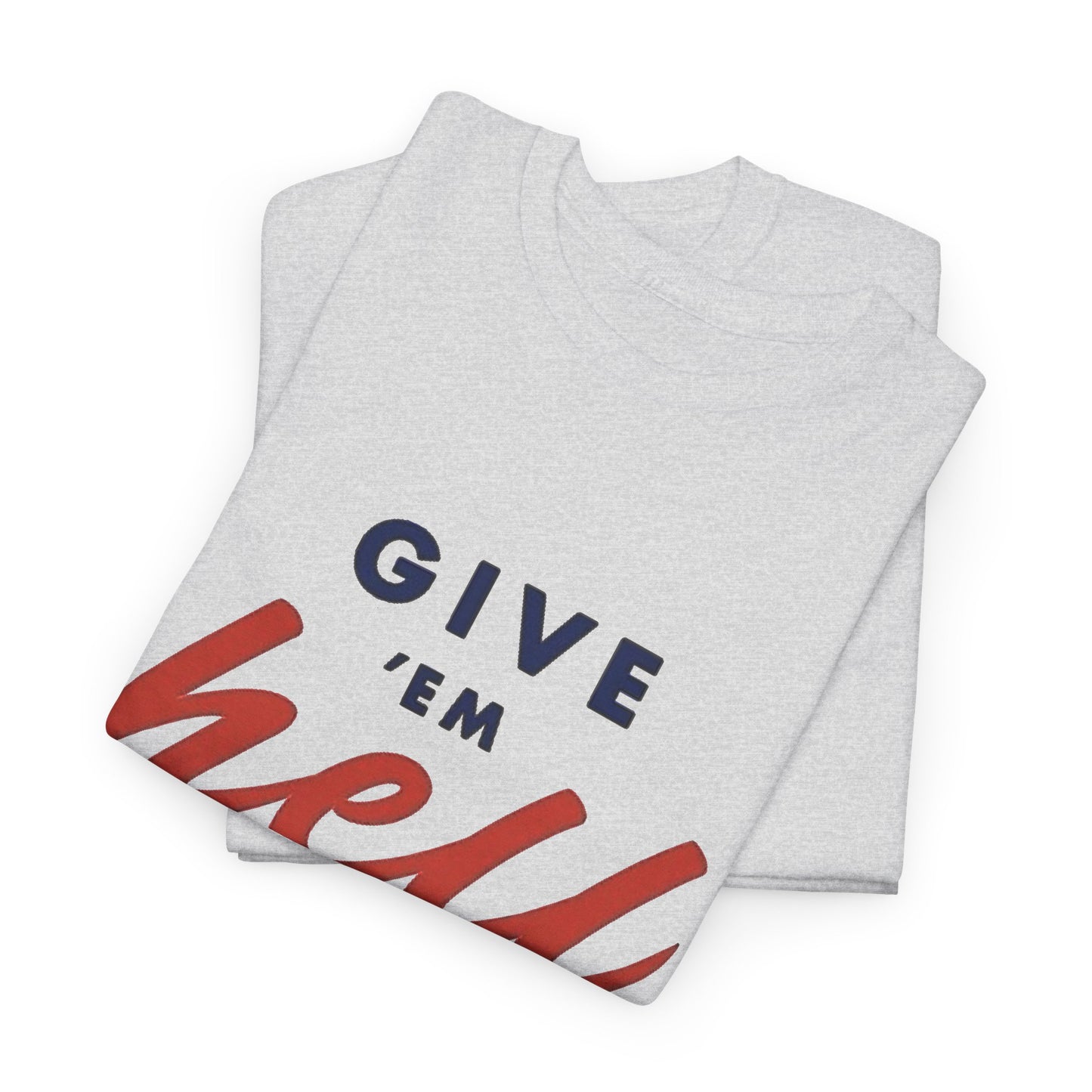 Give Em Hell Kid Funny Graphic T Shirt NEW ADULT Unisex Heavy Cotton Tee