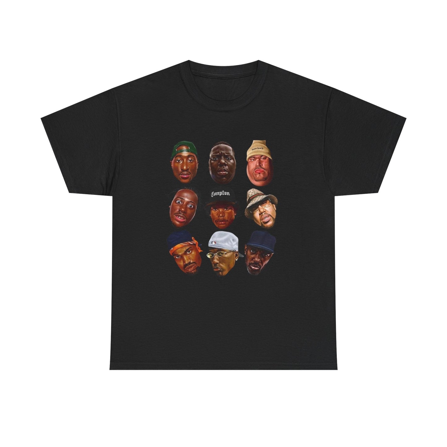 Hip Hop Legends Rap Vintage Graphic T Shirt NEW Unisex Heavy Cotton Tee