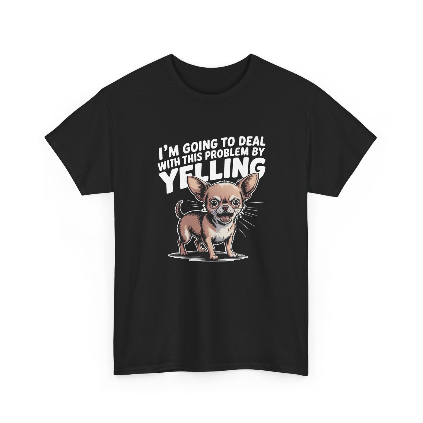 Funny Chihuahua Dog Barking Graphic T Shirt ADULT NEW