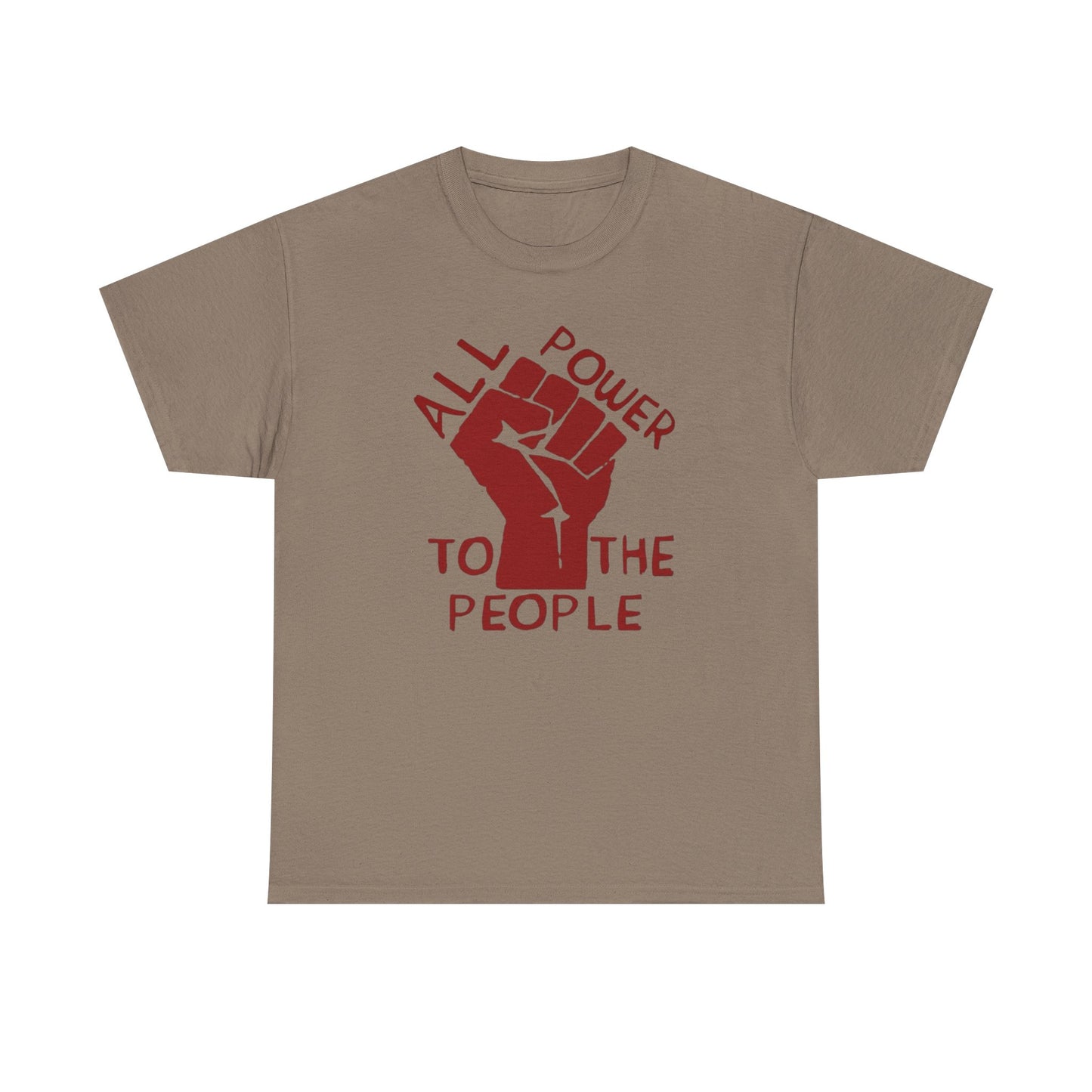 NO KINGS Power To The People Graphic T Shirt NEW Unisex Heavy Cotton Tee
