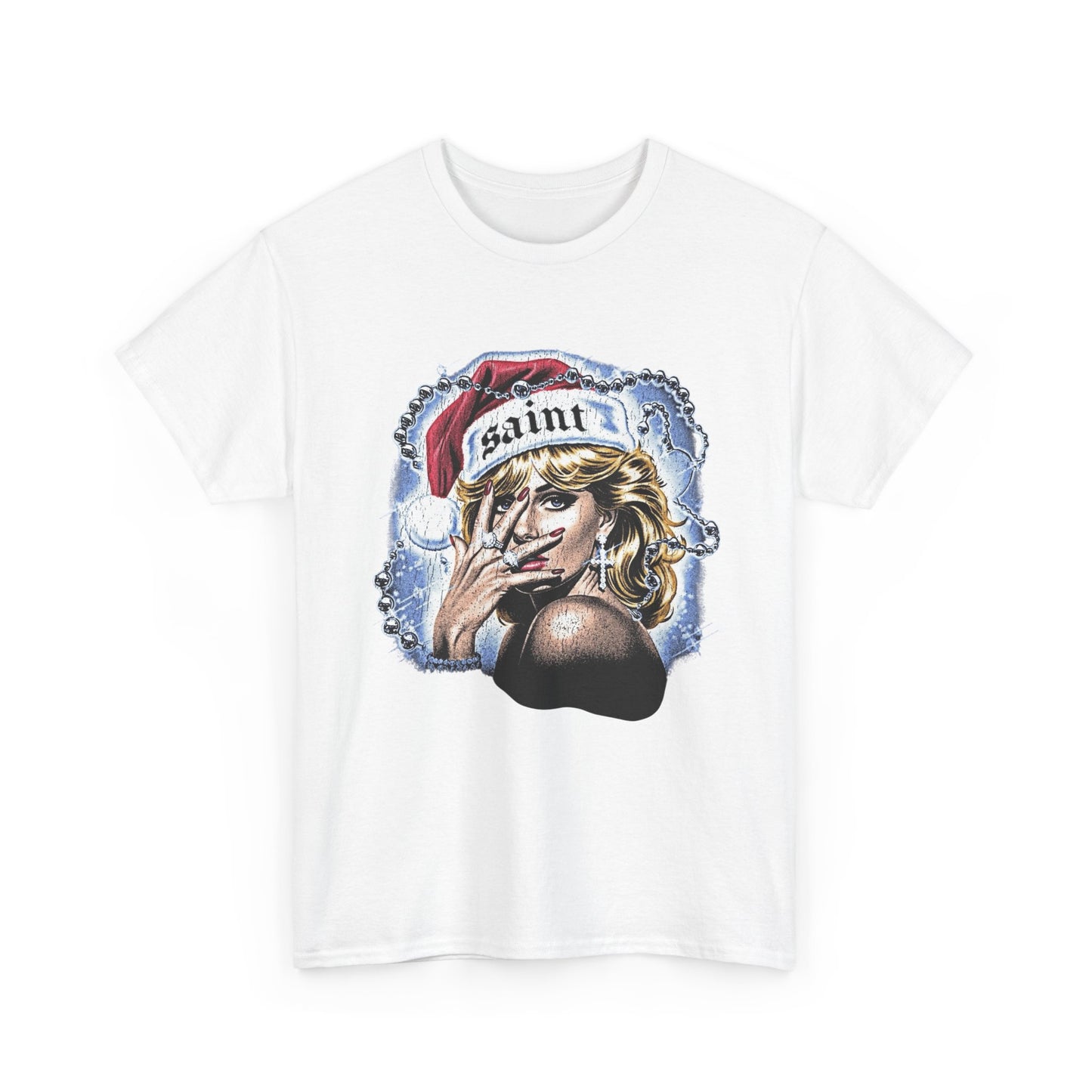Saint Christmas Vintage Graphic T Shirt NEW Adult Tee