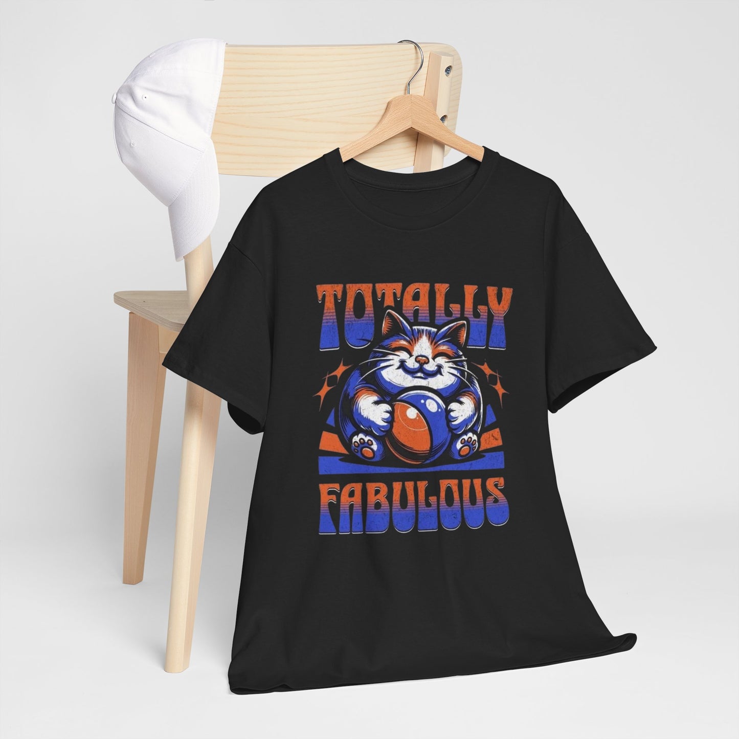 Totally Fabulous Cat Graphic T Shirt NEW ADULT Vintage