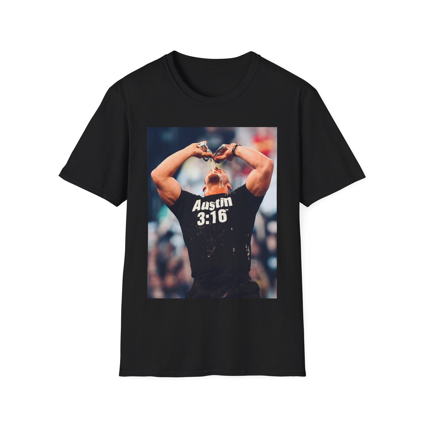 Stone cold T-shirt Steve Austin  vintage wrestling Unisex Softstyle T-Shirt