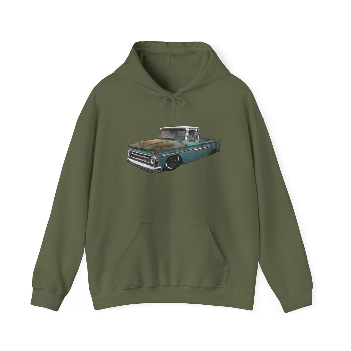 Chevrolet Truck Vintage Graphic Hoodie Unisex Heavy Blend™ Hooded Sweatshirt
