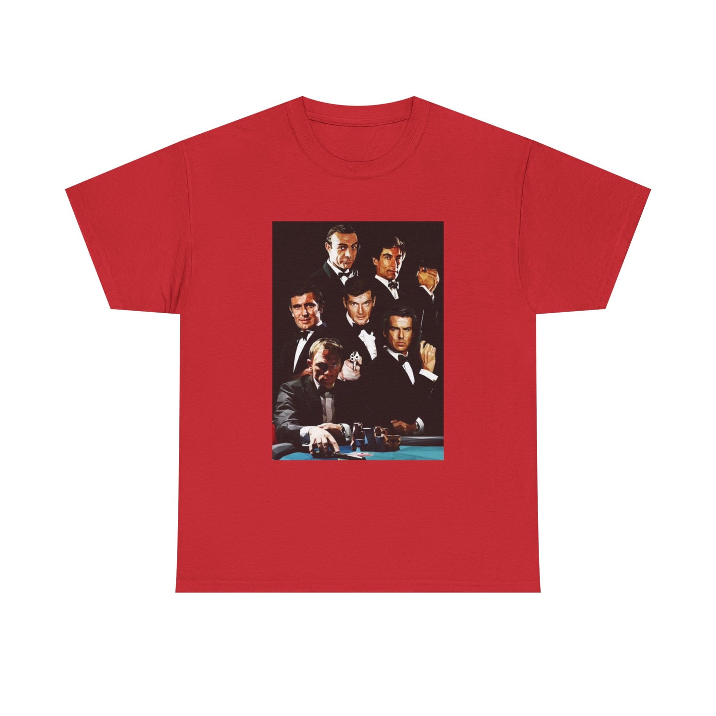 James Bond T-shirt Vintage Bond Collection Merch Unisex Heavy Cotton Tee