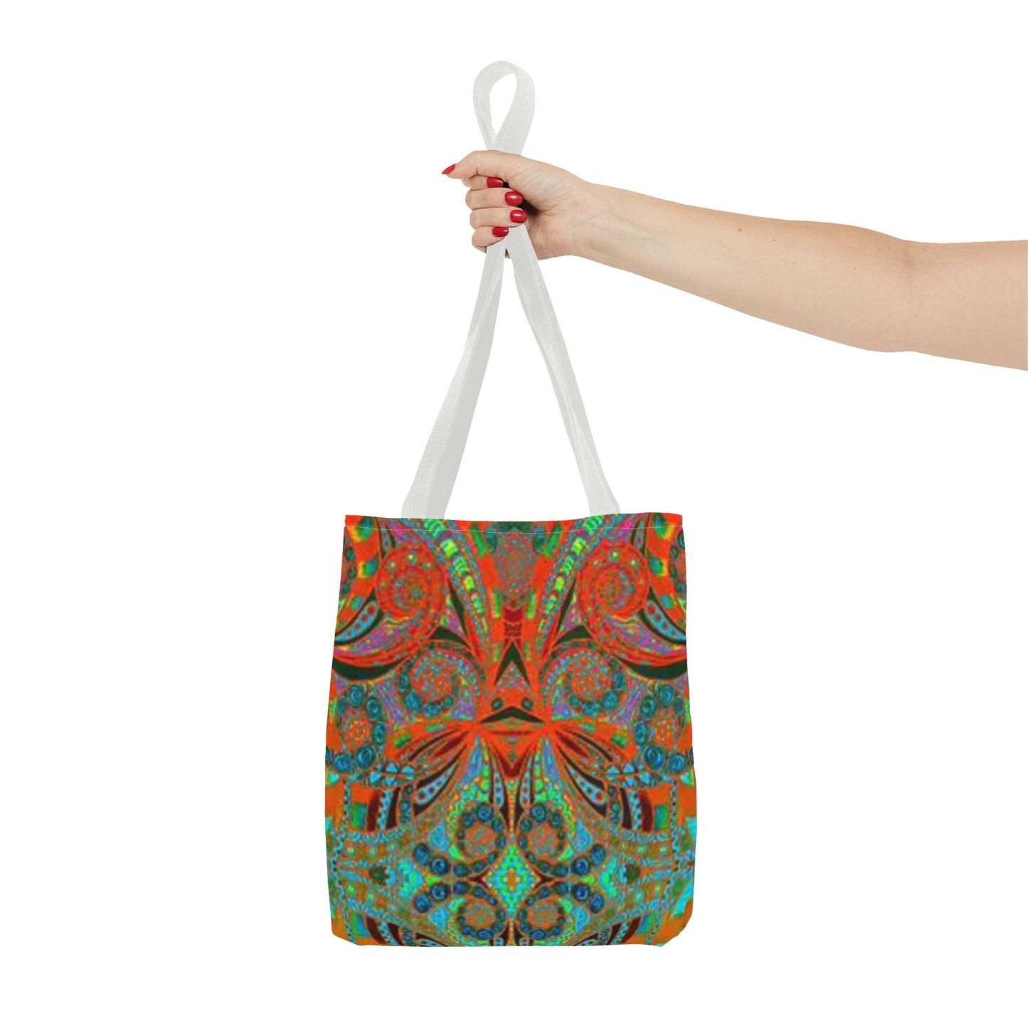 Orange And Green Multi Color BRAND NEW MODERN Tote Bag (AOP)