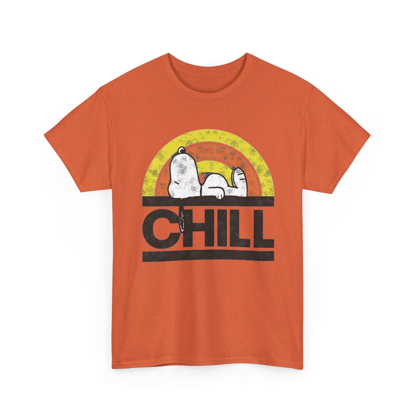 Chill Dog Graphic T Shirt NEW Vintage Unisex Heavy Cotton Tee
