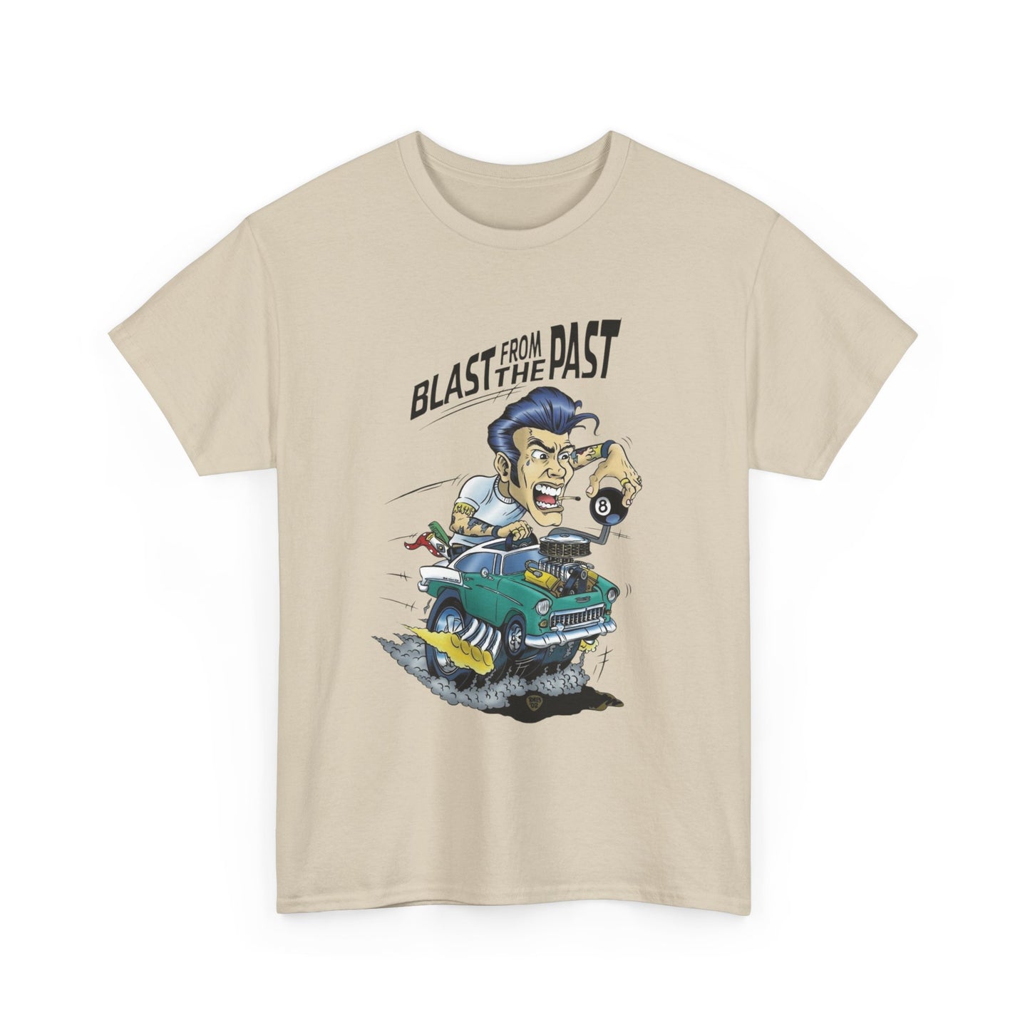 Blast From The Past Muscle Cars Graphic T Shirt Unisex Heavy Cotton Tee
