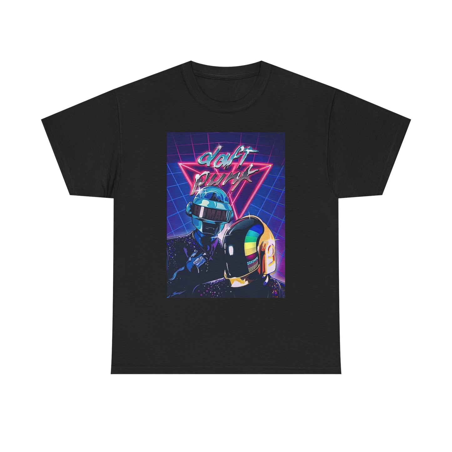 Daft Punk Graphic T Shirt Retro EDM Unisex Heavy Cotton Tee