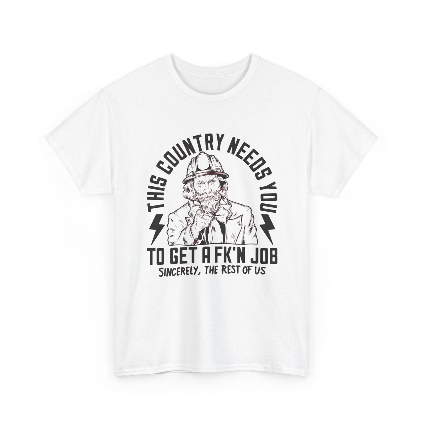 This Country Needs You Graphic T Shirt Unisex Heavy Cotton Tee