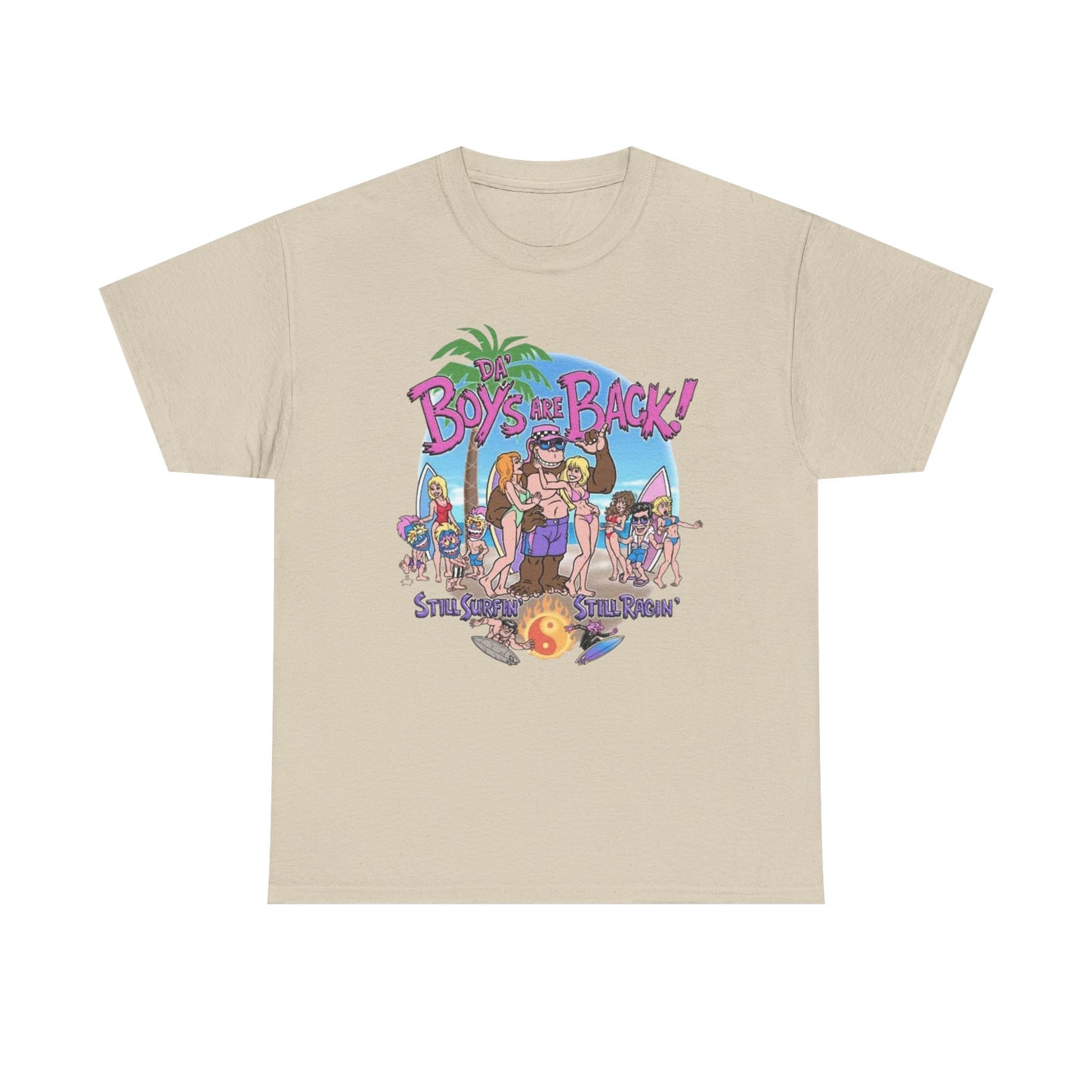 The Boys Are Back Beach Graphic T Shirt S-5XL NEW Unisex Heavy Cotton Tee