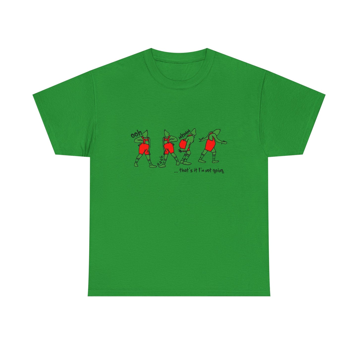 Funny Grinch Retro Christmas Jokes Graphic T Shirt Unisex NEW Heavy Cotton Tee