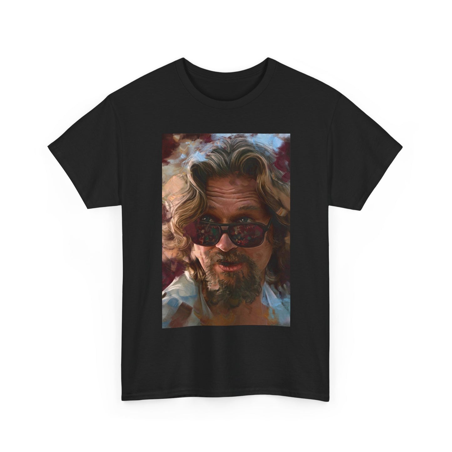 The Big Lebowski Shirt Vintage Movie Poster Retro Painting Cotton Tee 90s