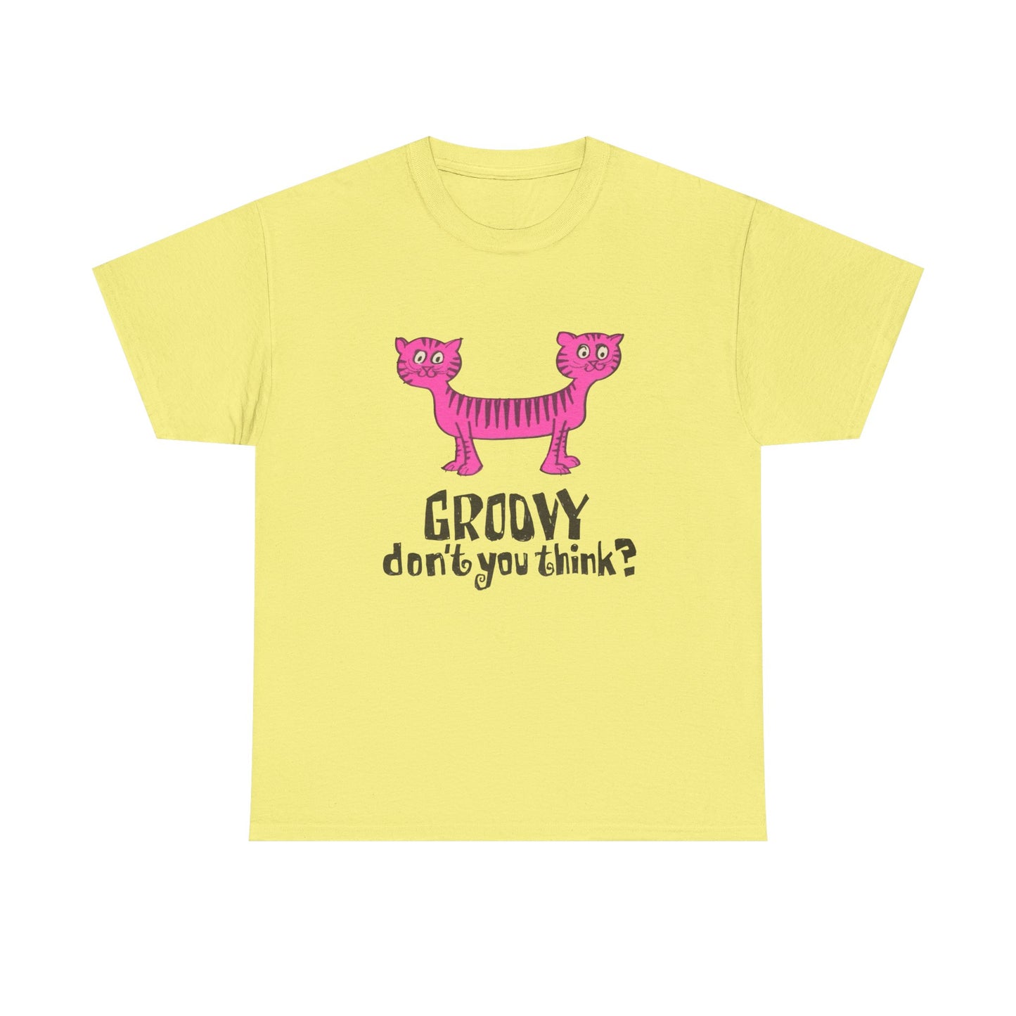 Groovy Don't You Think Retro Graphic T Shirt NEW Adult Tee