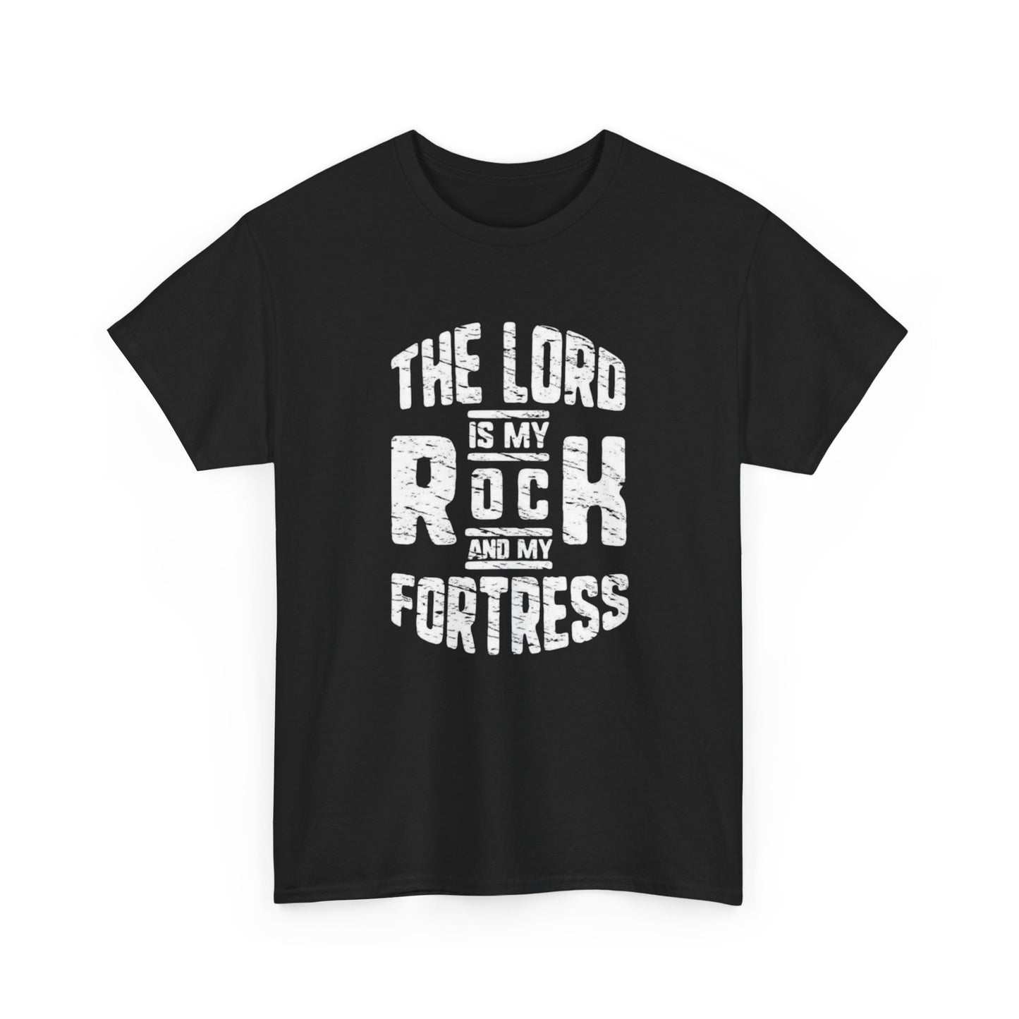 The Lord Is My Rock Graphic T Shirt NEW GIFT Unisex Heavy Cotton Tee