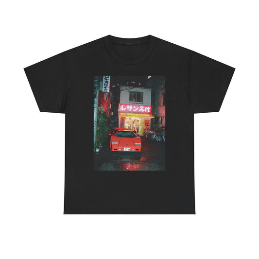 Lamborghini Japan Graphic T Shirt NEW ADULT Unisex Heavy Cotton Tee
