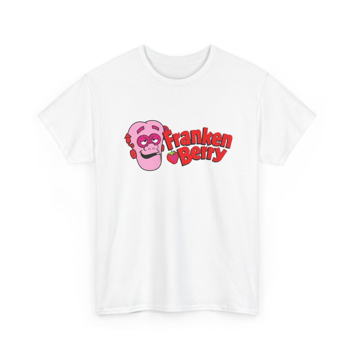 FrankenBerry Tshirt Retro Cereal Logo Vintage Nostalgic Graphic Unisex