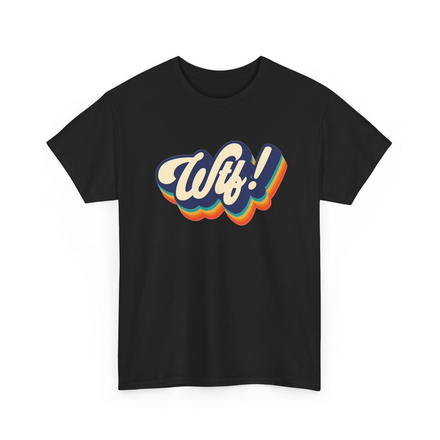 WTF Funny Graphic T Shirt BRAND NEW Apparel Unisex Heavy Cotton Tee