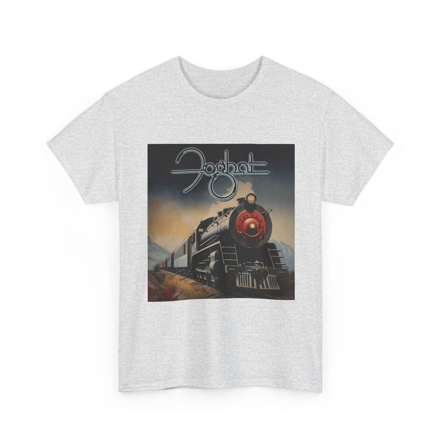 FogHat Tshirt Vintage Rock Poster Retro 70s Woodstock Unisex Heavy Cotton Tee q