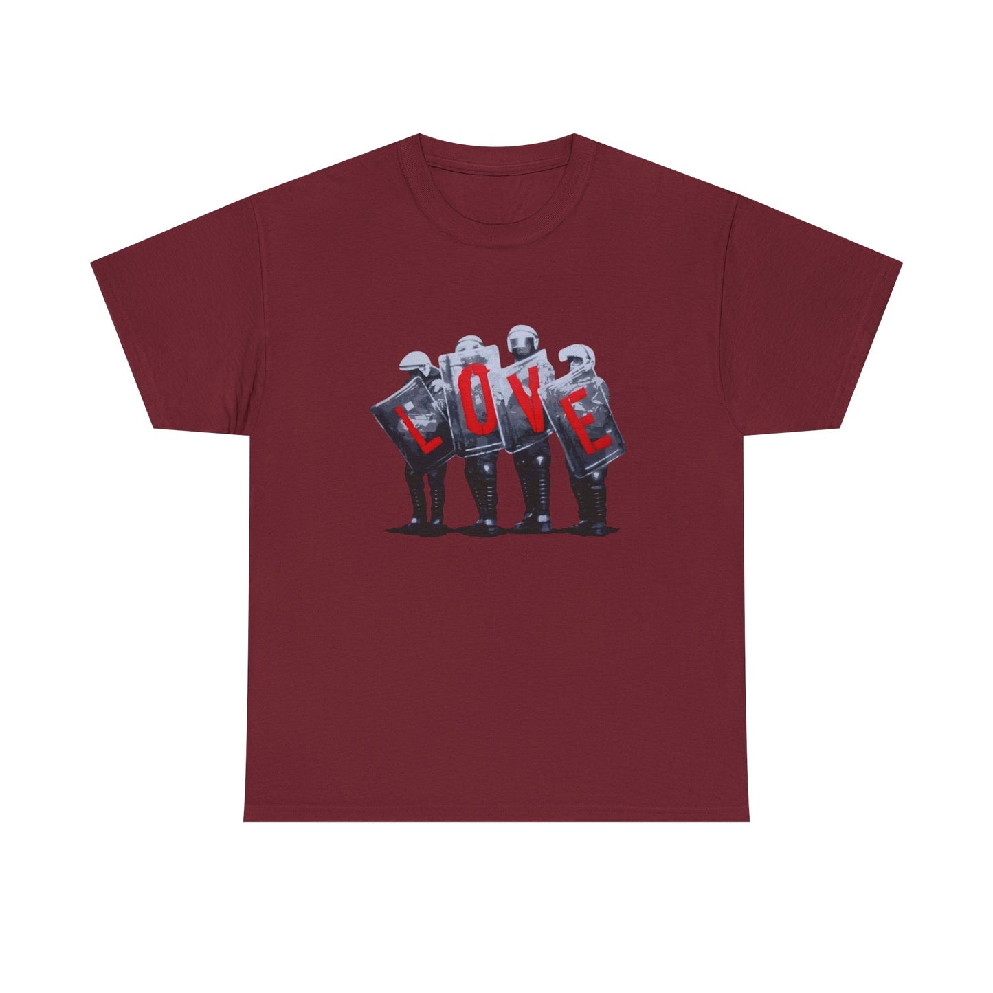 Love Riot Graphic T Shirt NEW GIFT Unisex Heavy Cotton Tee