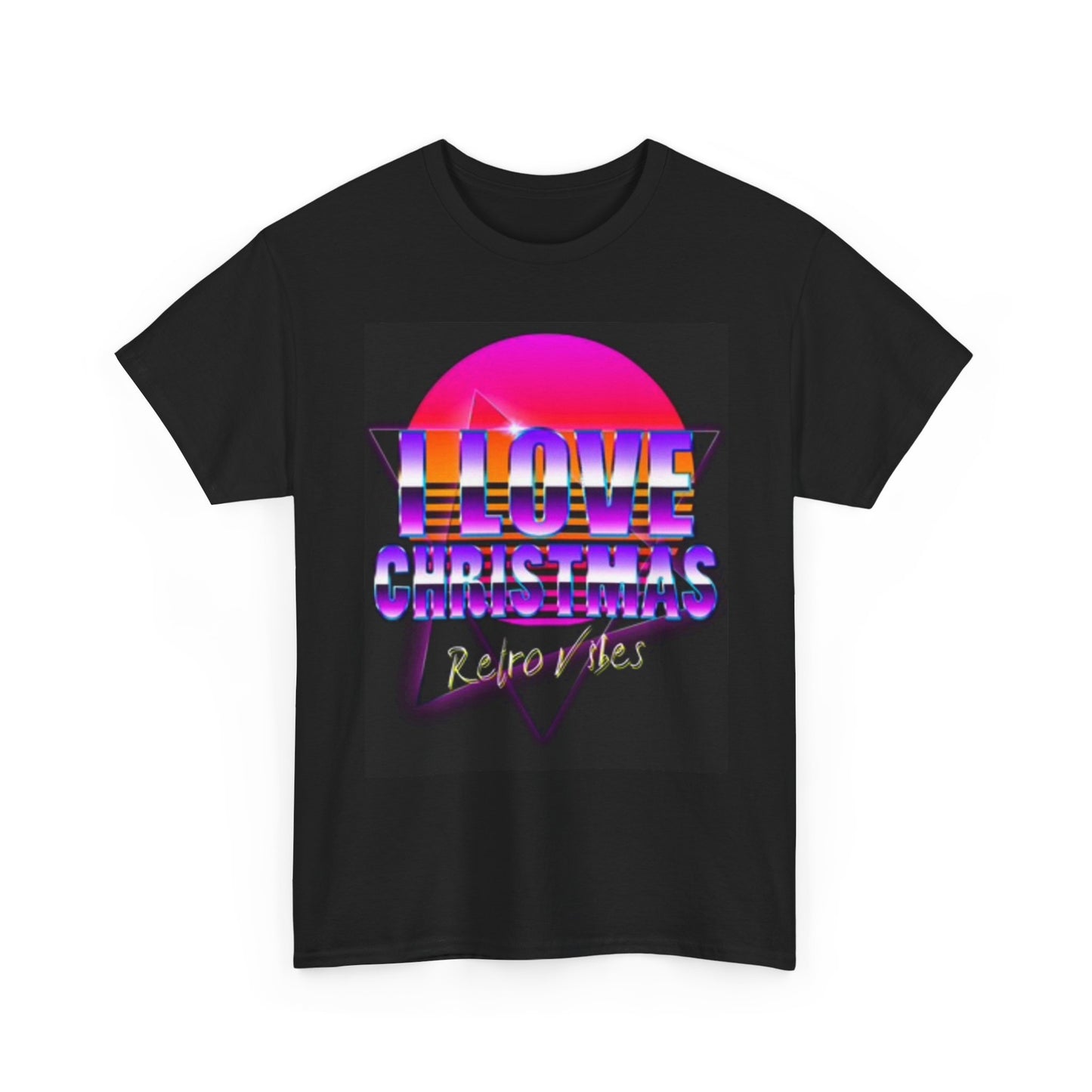 I love Christmas Funny Graphic T Shirt Unisex Heavy Cotton Tee