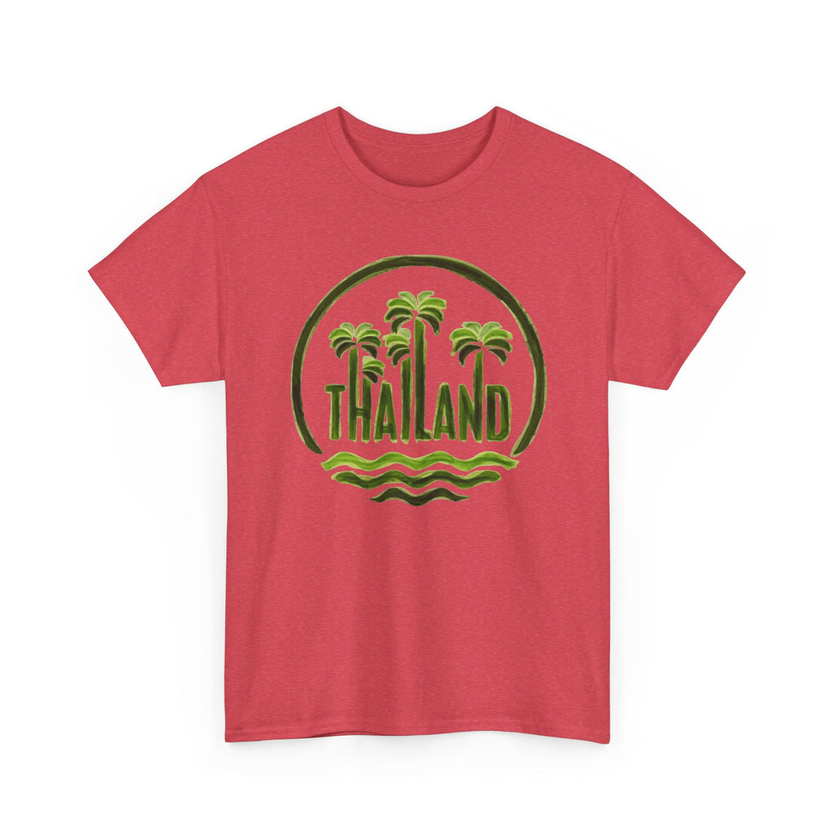 Thailand Palm Tree Wave T-Shirt Men's Graphic Tee