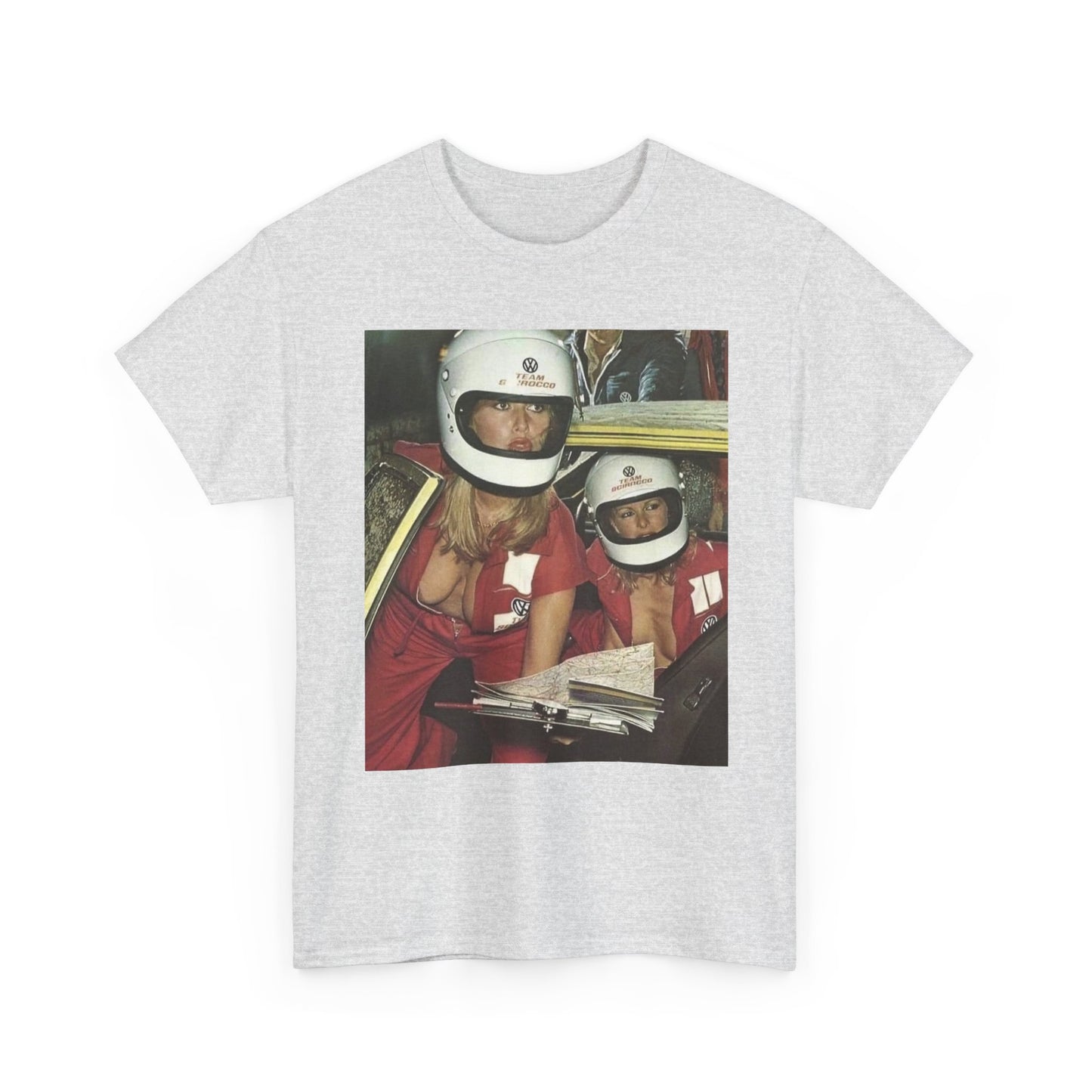 Racing Babes Vintage Graphic T Shirt S-5XL Unisex Heavy Cotton Tee