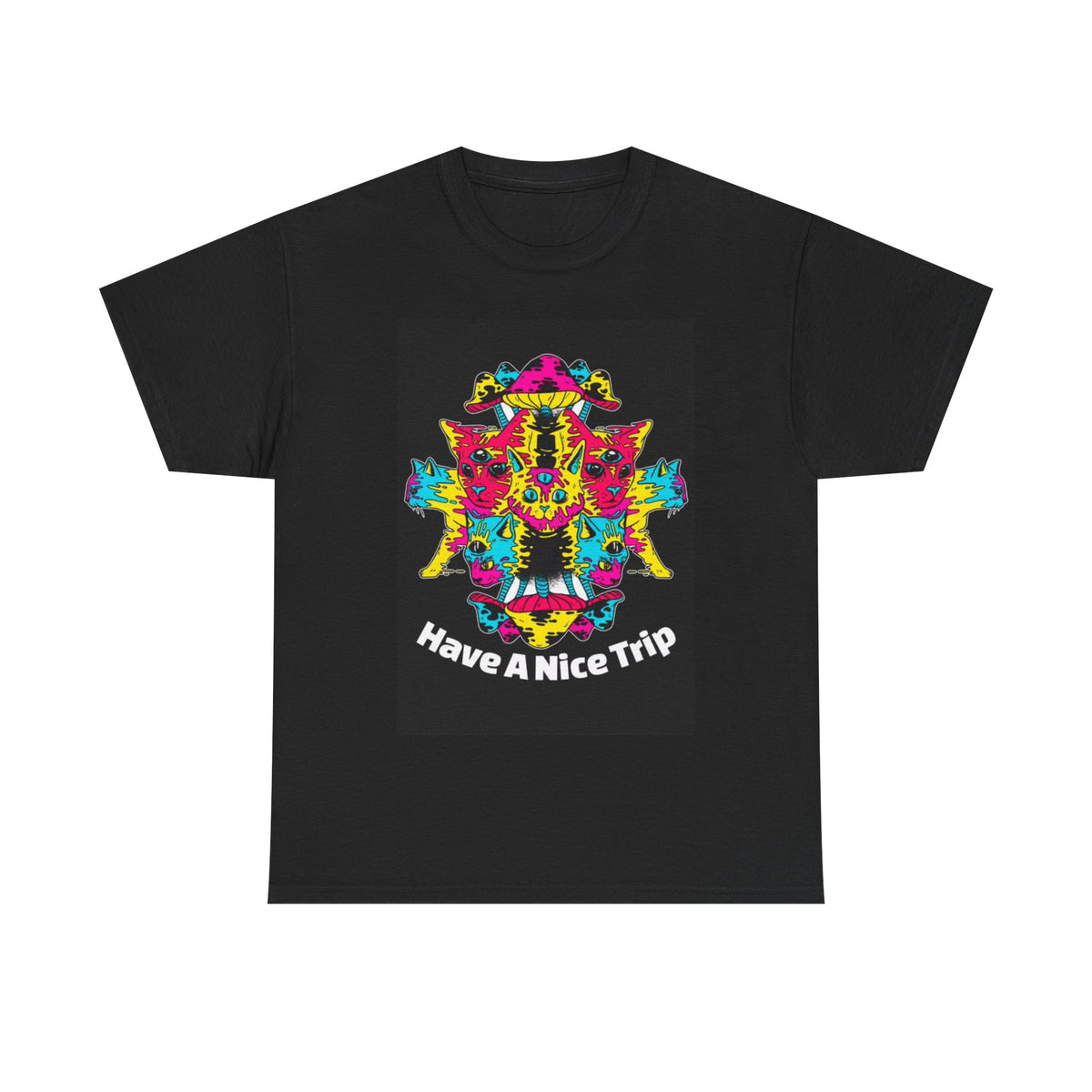 EDM House Music T-shirt Techno Rave Trippy Art Graphics Unisex Heavy Cotton 6