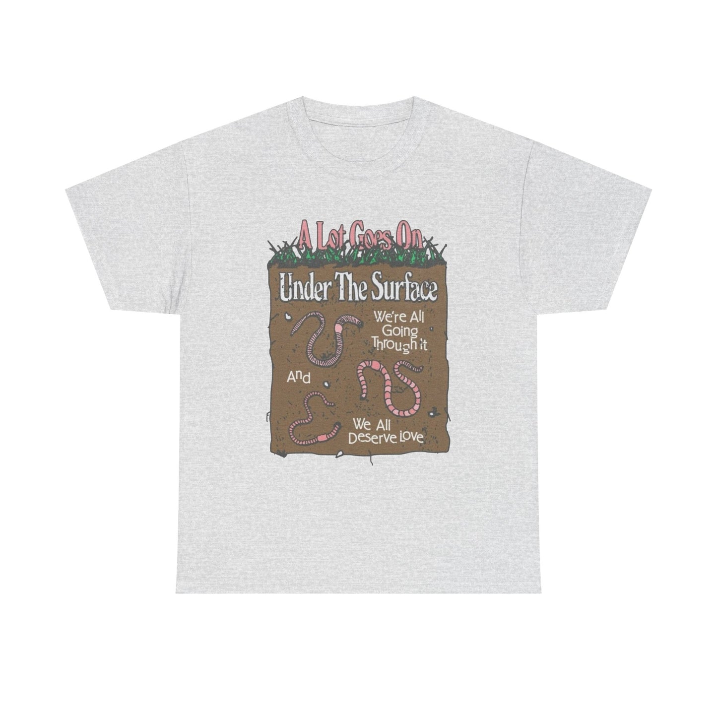 Under The Surface Graphic T-Shirt Gift NEW Unisex Heavy Cotton Tee