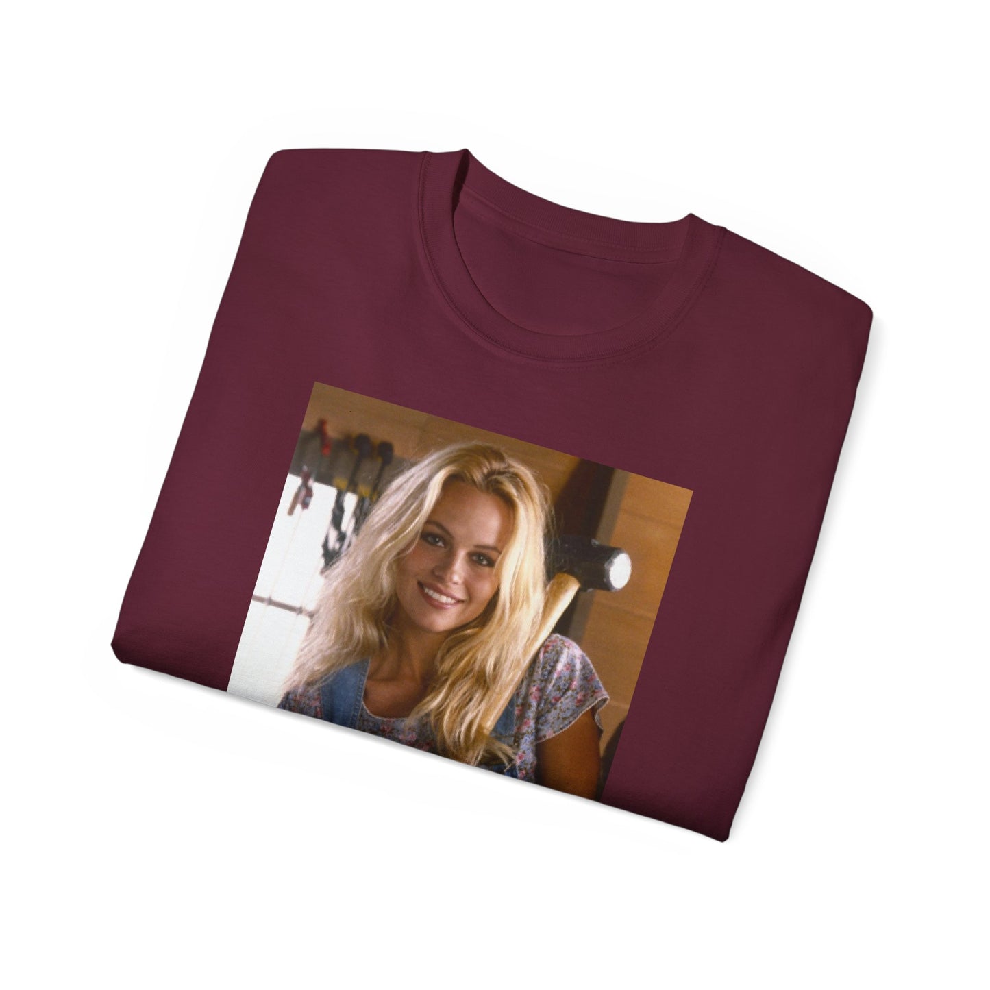 Pam Anderson playboy tool time 90s vintage Unisex Ultra Cotton Tee