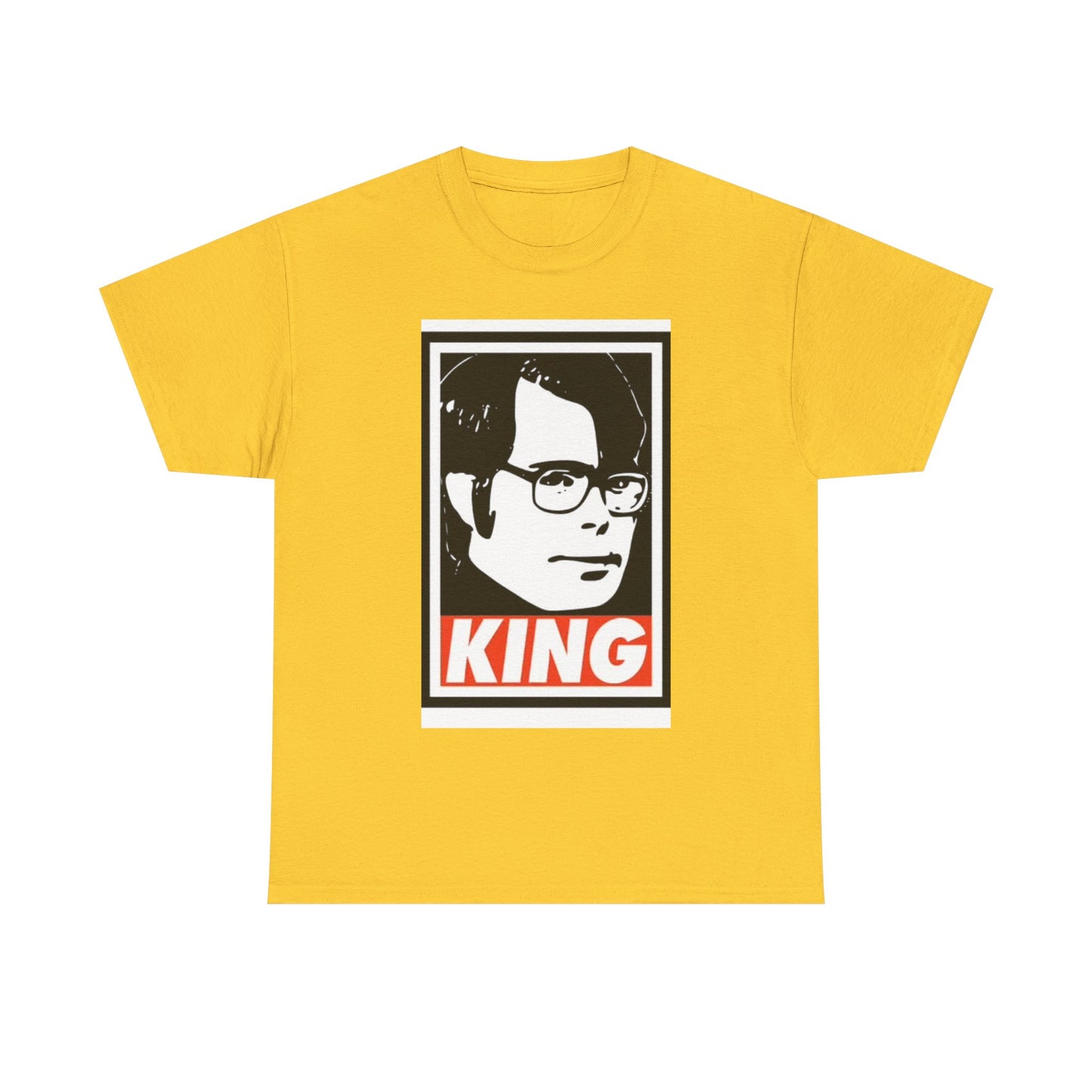Stephen King Shirt Retro Poster Horror Funny Gift Scary Unisex Heavy Cotton Tee